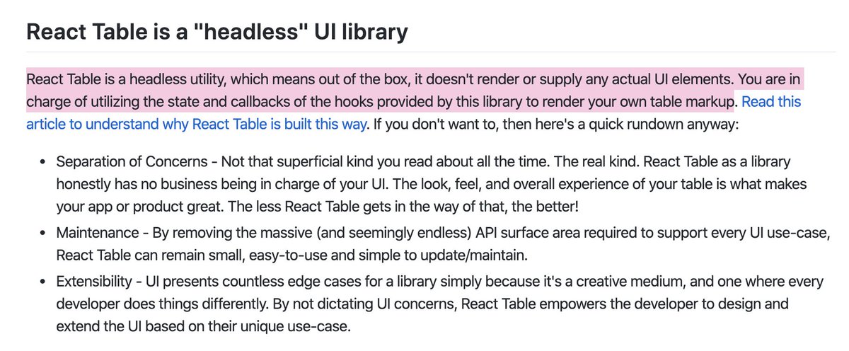 rauchg's tweet image. Headless UI components. This is a brilliant trend for future-proof utility.

github.com/tannerlinsley/…