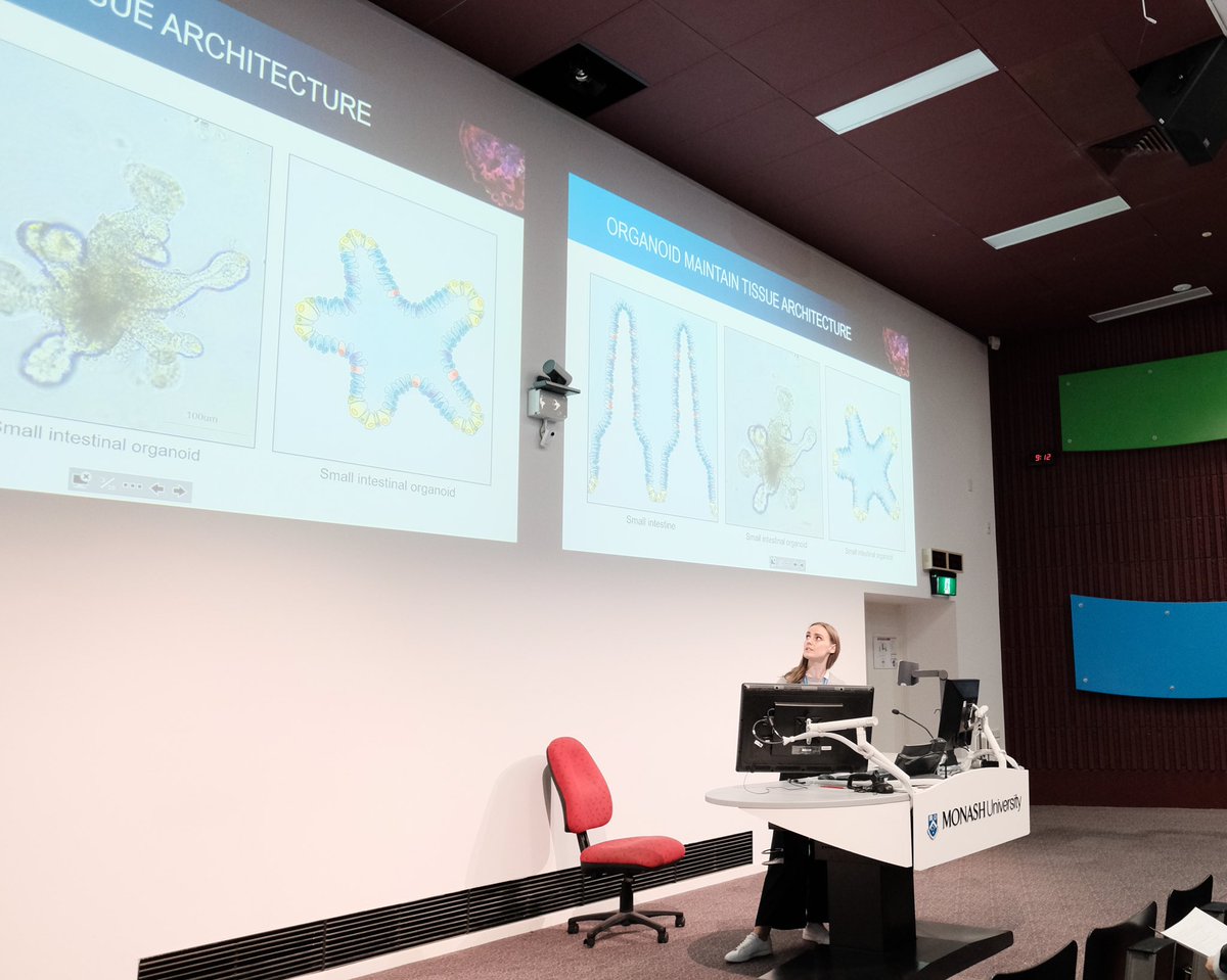 MonashOrganoids's tweet photo. The first presentation of the #MonashOrganoidWorkshop was given by @Gen_Kerr on fundamental #organoid culture methods and applications. https://t.co/ZeUfEC4kb0