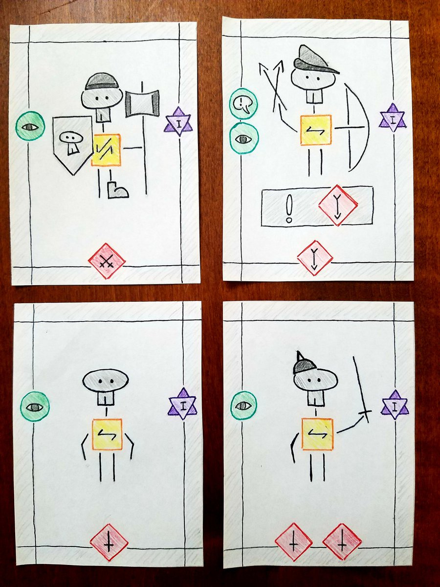 Finally getting around to making some monsters for Pip's Legacy. I'm still playing around with some of the mechanics in my head but I have a rough idea of how I want it to play.