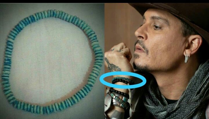 Johnny Depp Leather Cuff Bracelet - 2 Sizes
