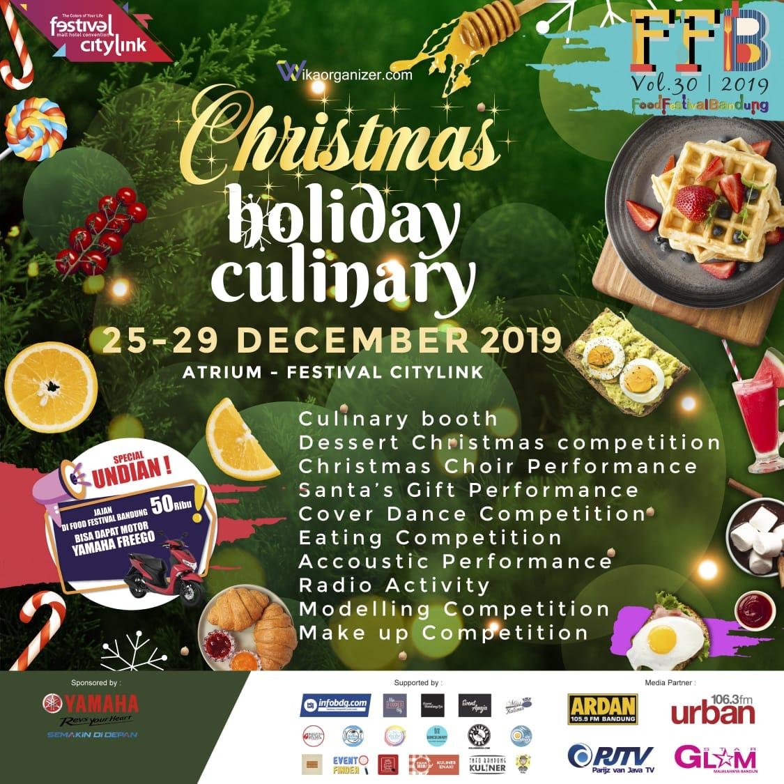 infobdg's tweet photo. Buat taruwit yang usaha kulinernya ingin terkenal, hayu buka tenant di #Foodfestbdg Vol. 30!

Tersedia 40 booth culinary uk. 2x2 m &amp; 2x3 m lho.

@foodfestbdg Vol. 30
Festival Citylink
25-29 Desember 2019
https://t.co/gdp0ullqwS