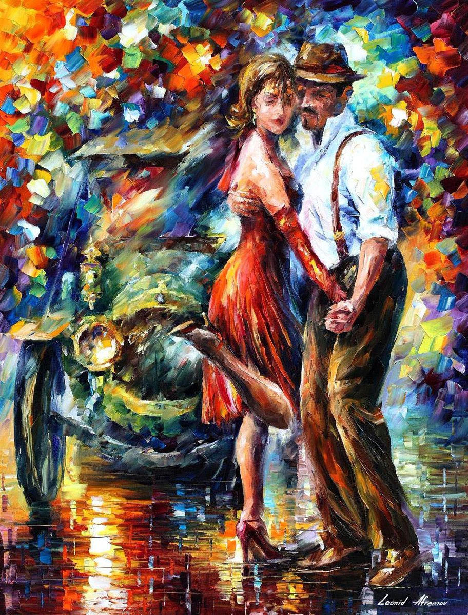 Tango Paintings afremov.com/tango-painting…