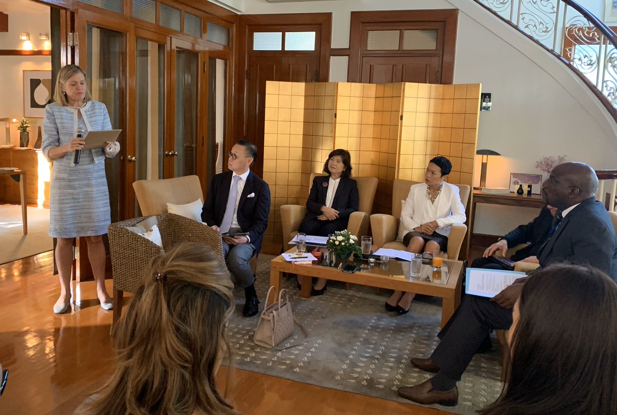 renaudmeyer's tweet photo. Many thanks to Ambassador @Rodsmo from @NorwayInBkk for hosting a discussion on women on corporate boards in #Thailand with @IOD_Thailand @SET_Thailand @thammasat_uni &amp; promote gender parity in leadership of business sector @UNDPThailand @GCNT_TH @BizHRAsia_UNDP @unwomenasia https://t.co/vEX9nEXzFt