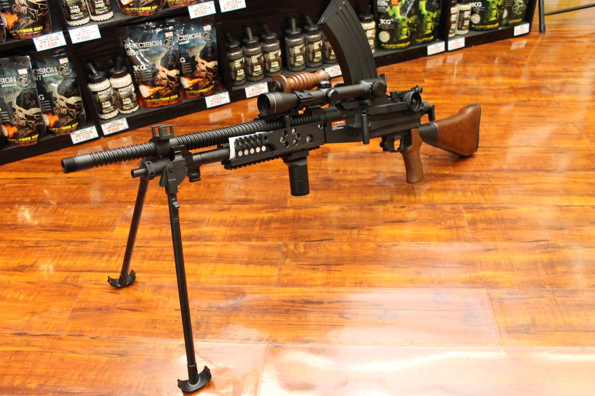 機関銃手用 個人用装具 九六式軽機関銃にВ-50ハンドガードを装着！ スコープやグリップなど