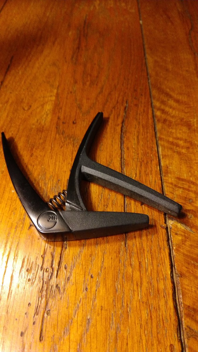 I still have the capo I bought with y'all down at #southend. Makes me think of you every time I change key, @markarriley