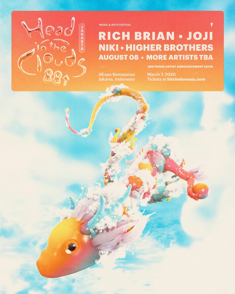 nikizefanya's tweet photo. HEAD IN THE CLOUDS INDONESIA. 
March 7th 2020. 

THIRD TIME’S A CHARM &amp; WE DOING IT IN MY HOMELAND BIHHH🇮🇩🥰🌤❤️ I’m so excited and emotional about this y’all u don’t understand.

Tickets ON-SALE Thursday, 11AM WIB (Jakarta time)

See you all there we love you. https://t.co/b8AYQoZyiG