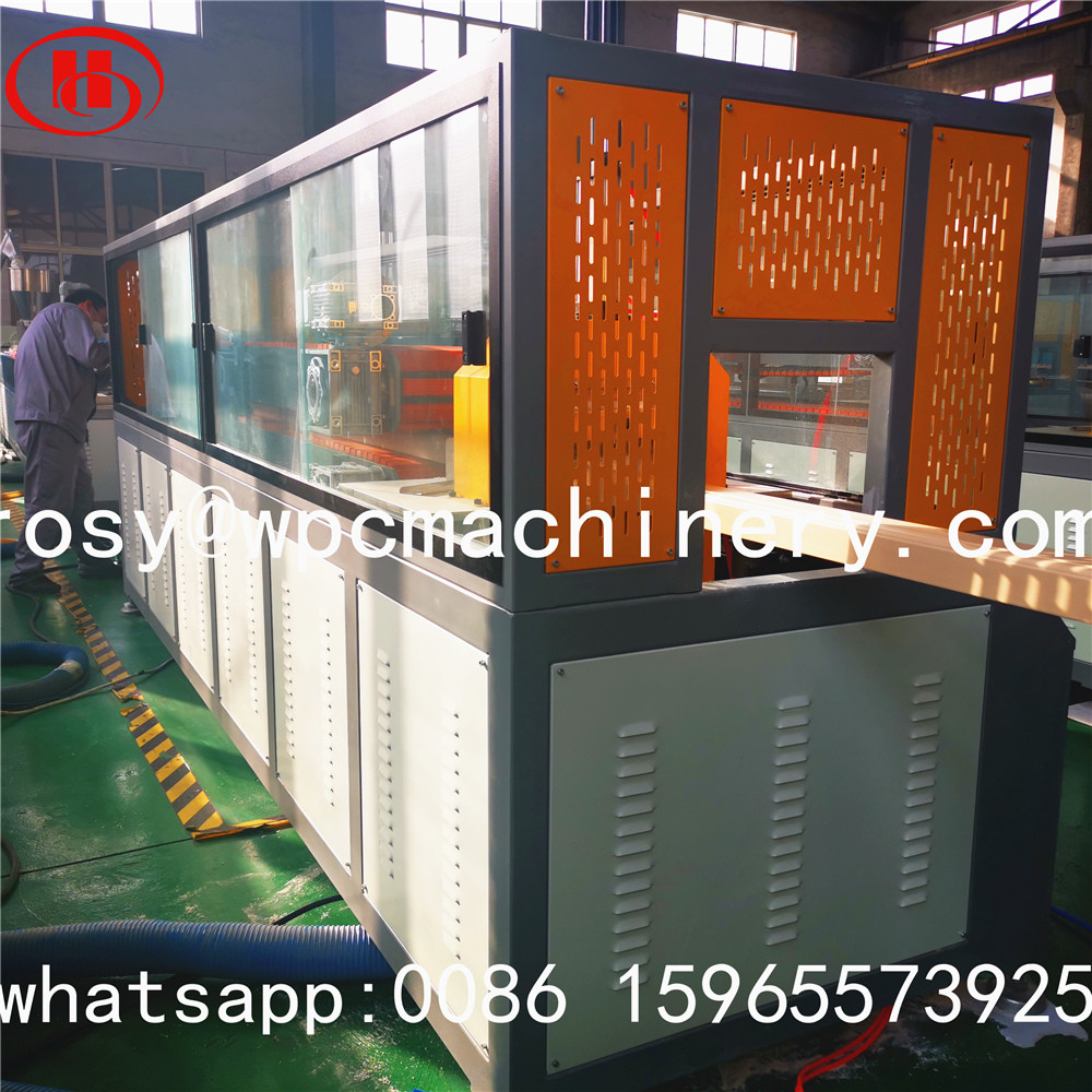tongsanmachine's tweet image. WPC door frame making machine
1,material: PVC+wood
2,extruder: high output conical double screw
3,calibrator:high speed cooling #wpcDoorFrameMachine #wpcDoorProfileExtrusionLine #wpcDoorJambMachine #pvcProfileExtrusionLine #wpcMachine