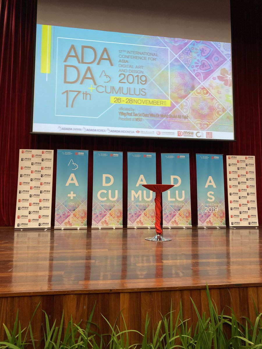 They’re setting the bar pretty high in the decorum and etiquette of design education conferences. #ADADA+Cumulus2019