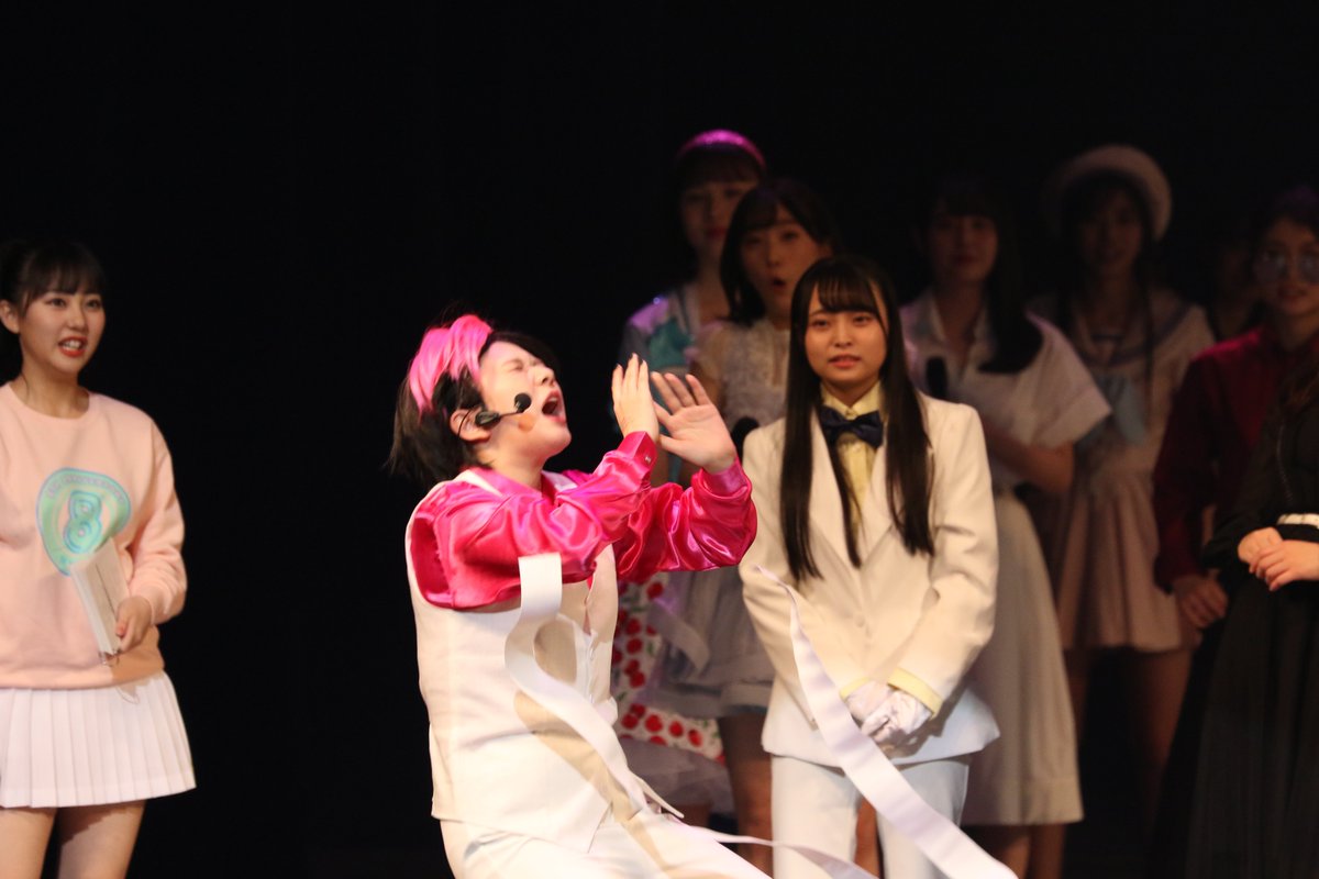 勢い余ってカツラが脱げてしまい、メンバーも爆笑（F）#HKT48 #8周年