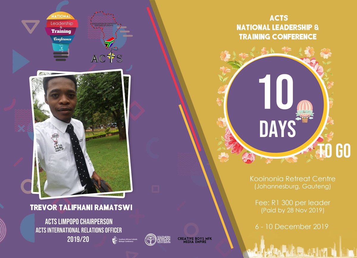 ACTSGauteng's tweet photo. “Leadership is the ability to guide others without force into a direction or decision that leaves them still feeling empowered and accomplished.”
— Lisa Cash Hanson
#ACTS #ACTSNATIONAL #ACTSNLTC #CatholicsOnCampus #SACBC_YOUTH https://t.co/y50lX9X9je