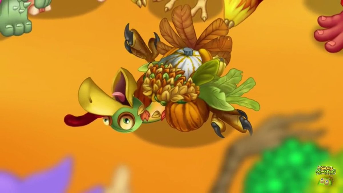 finalbrantasy6's tweet photo. Gobble gourd is just so stinken cute! and funny would u agree? @SingingMonsters he has a personality at that! 🤩🤗😂😍 https://t.co/n1kCxZJPLu