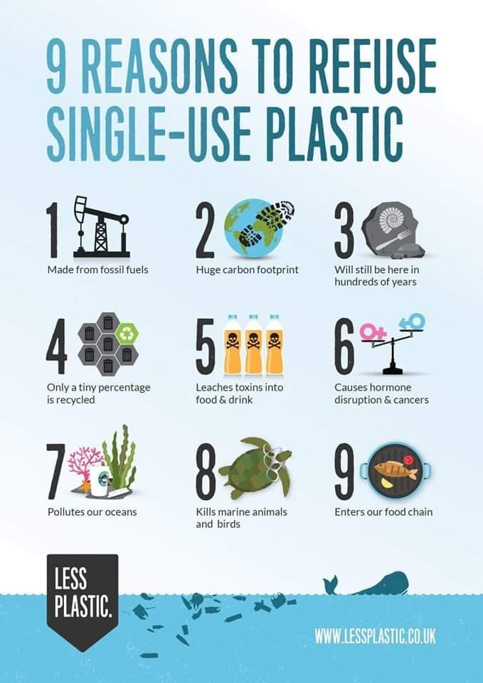 Here are 9 reasons why you need to ditch single-use plastics. #GoForZeroWaste #breakfreefromplastic