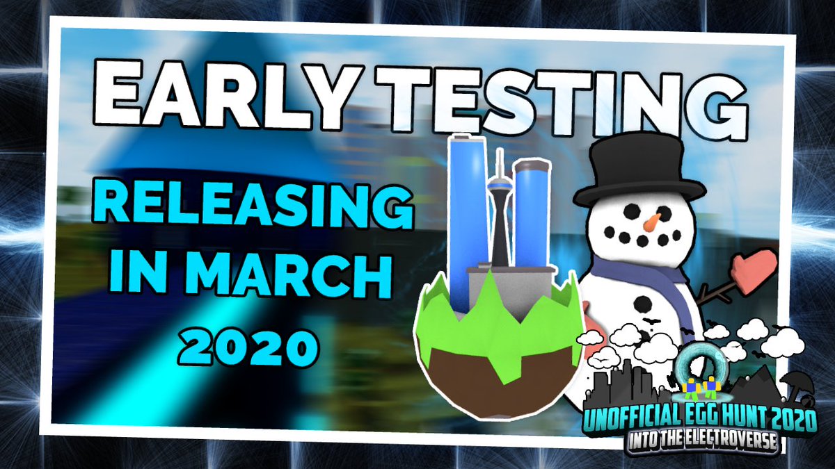 Cyber Development Team On Twitter We Are Very Glad To Announce That As Of 11 25 19 The Form To Get Early Testing To This Year S Roblox Unofficial Egg Hunt Is Now Open - egg hunt testing roblox