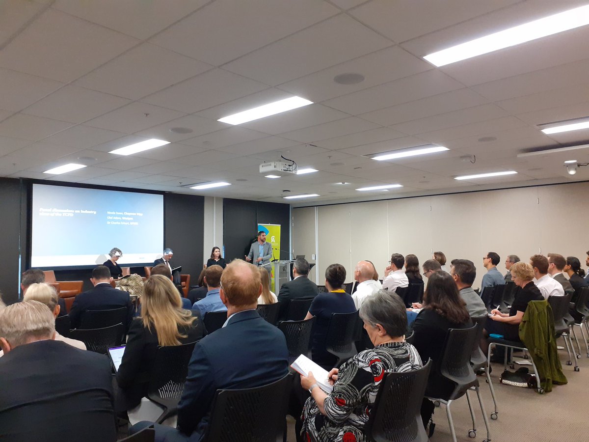 Great to be on the road consulting on the government's climate-related financial disclosure proposals with @mfe_news @MBIEgovtnz @Chartered_Accts Thanks to the panellists who have been so generous with their time & insights. Next stop: Christchurch! #TCFDrecs