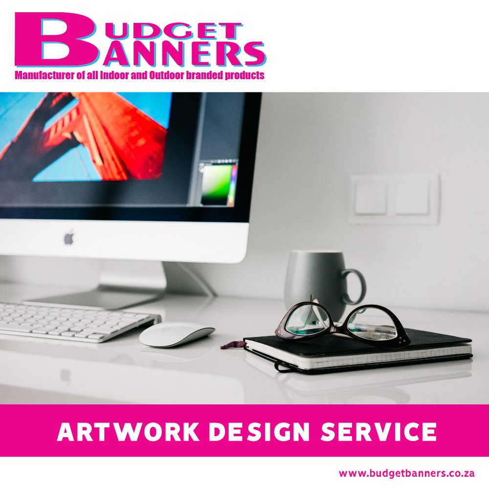 We don’t just print artwork, we can design it too! With our artwork design packages, we can design flyers, posters, logos, menus, banners, and more. The complexity depends on your chosen package, and with our help branded design is effortless.

budgetbanners.co.za/artwork-design/