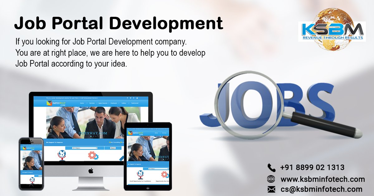ksbminfotech's tweet image. Job Portal Development,

Visit us: ksbminfotech.com

#Jobportaldevelopment #webdesign #websitedesignsolution #appdesign #Appdesignsolution #webdevelopmentCompany #seo #digitalMarketing