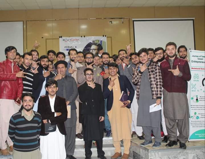 TFTolerance's tweet image. TFT Team from the University of Malakand recently conducted a session on Journey of Tolerance towards Entrepreneurship with Mr. Zeeshan Afzal CEO Shahid Afridi Foundation and the Entrepreneur Club.

#HumaraAzm
#Srengthening_Student_Bodies
#TogetherForTolerance
#TeamMalakand