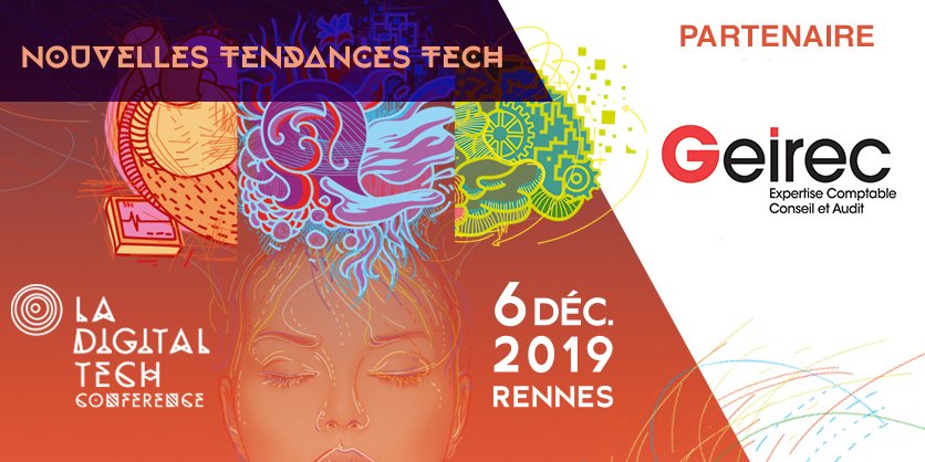 [Partenaire]- GEIREC est partenaire de la Digital Tech le 6/12 au #CouventdesJacobins, venez rencontrer sur notre stand <a href="/immTherapy/">Immersive Therapy</a>, @askelys, <a href="/logpickr/">Logpickr</a> et <a href="/MalizenSecurity/">Malizen</a> 
Le programme de l'événement :
ladigital.tech/programme/
#DigitalTC #LePoool