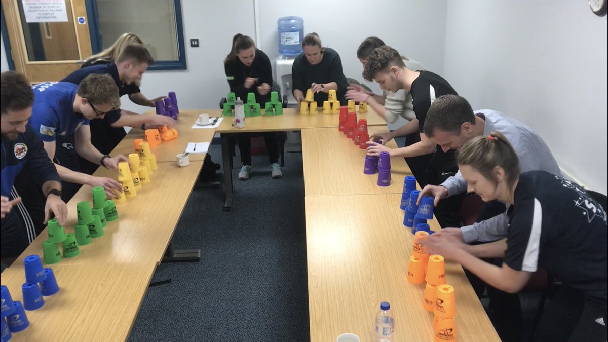 Thanks to the Derbyshire SGOs for their enthusiasm and commitment in the Sport Stacking session at their meeting this morning @SpeedStacks_UK