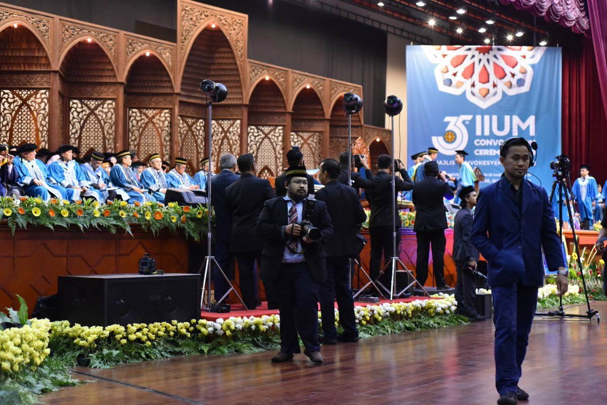 OfficialIIUM's tweet photo. 35th IIUM Convocation - Day 4

As we celebrate  and congratulate our graduates in their ceremonious event. We should also congratulate the people who worked hard for months tirelessly to make this joyous occasion happen, Thank you, and Congratulation! 

#35IIUMCONVO  

[A thread] https://t.co/l5ayrQB2mb