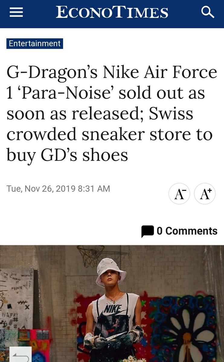 fati88kili's tweet photo. The king's impact 🔥

#GDRAGON #KWONJIYONG #PEACEMINUSONE #NIKE https://t.co/uRzvfxDkgc