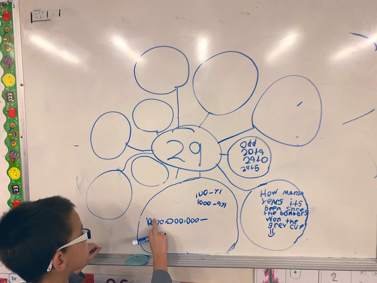 Connecting the Blue Bombers  and  Math...... Super Ss are representing 29  the number of years since the Blue Bombers <a href="/Wpg_BlueBombers/">Winnipeg Blue Bombers</a> won the Grey Cup in different ways #mathrocks in #misswhiteclass <a href="/DufferinSchool/">Dufferin School</a> <a href="/MutchmorMath/">Meagan Mutchmor</a> <a href="/msquincyg/">Quincy</a>