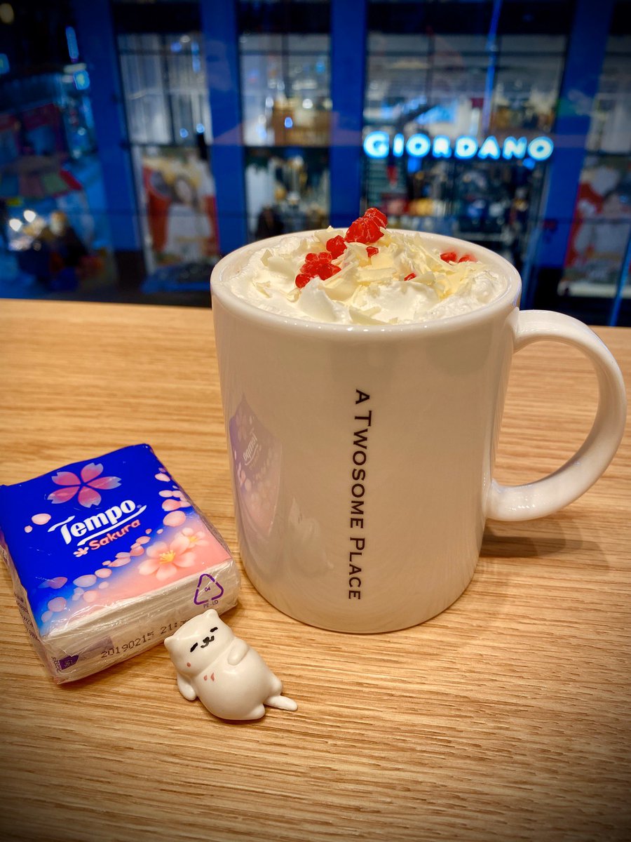 JPHKLeo's tweet image. ストロベリースノーラテ🍓❄️☕️

#ATwosomePlace