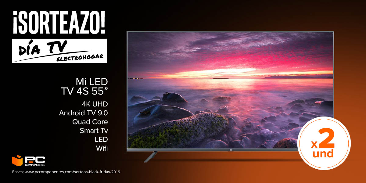 ⚡️SORTEACO⚡️

📺 Llévate una de estas dos SMART TV Xiaomi 55" LED UltraHD 4K

☝️ RT ➕ Comenta con #TVyHogarBlackPcComponentes diciendo qué te gustaría ver en esta pantallaza
✌️ Sigue a <a href="/pccomponentes/">PcComponentes</a>
🤟 Confirma tu participación ➡️ pccom.co/2DkpP7W

🍀 ¡Suerte!
