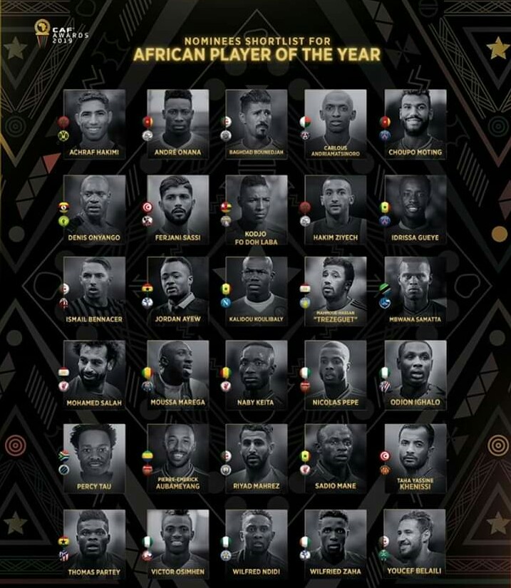 محرز، بلايلي، بونجاح وبن ناصر مرشحون لجائزة أفضل لاعب أفريقي 😍
#المنتخب_الوطني_الجزائري