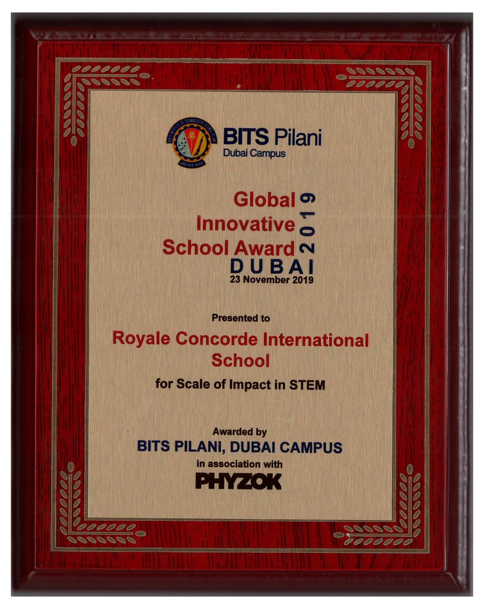 RCISchool's tweet photo. RCIS - GISA Award 2019
GLOBAL INNOVATIVE SCHOOL AWARD
received by Chairman - RCIS
Today 23rd November 2019 At Dubai
#lrshivaramegowda
#drshruthigowda https://t.co/4NBCf3MDnB