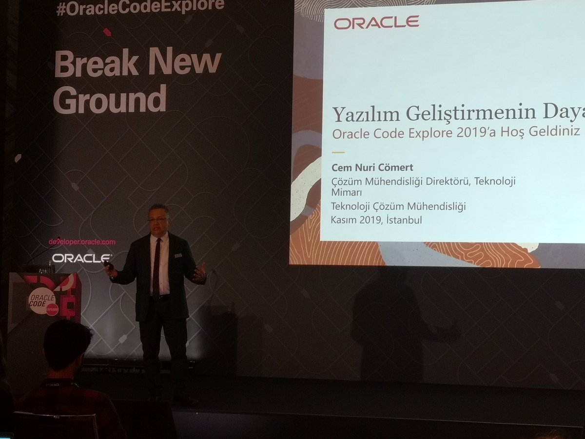 canberkocalir's tweet photo. #OracleCodeExplore A nice introduction to Oracle Code Explore with Cem Nuri Cömert @nuri_comert #Oracle #softwaredevelopment #Java https://t.co/JNXoFo5lgt