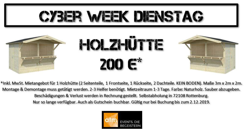 ATM_Events's tweet image. !!! Dienstagskracher der Black Shopping Week !!!

Unschlagbar-Angebote die Zweite: Heute unsere tollen Neuankömmlinge zum Bestpreis!!!

facebook.com/atmevents/phot…

#BlackShoppingWoche #BlackShopping #UnschlagbaresAngebot #Special #Sales #BestOffer #angebotediebegeistern