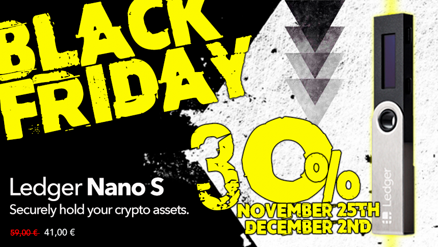 funontheride's tweet photo. BLACK FRIDAY😱 
DON'T MISS THE 30 % LEDGER DISCOUNT! 
➤https: //bit.ly/2KSSV2C 😃🔐CRIPTOSEGURITY
LEARN EVERYTHING ABOUT LEDGER NANO S and X ON THE FunOntheRide WEB! ➤https://t.co/r7YaKB5Lm0
GET INFORMATION AND GET YOURS! 🔐😃
🔃Rt #Ledger @Ledger https://t.co/0T6WXSftNA