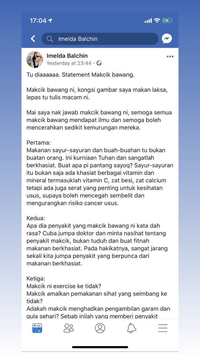  #PerangMelawanSkuadMakcikBawang version 2 from Dr Imelda