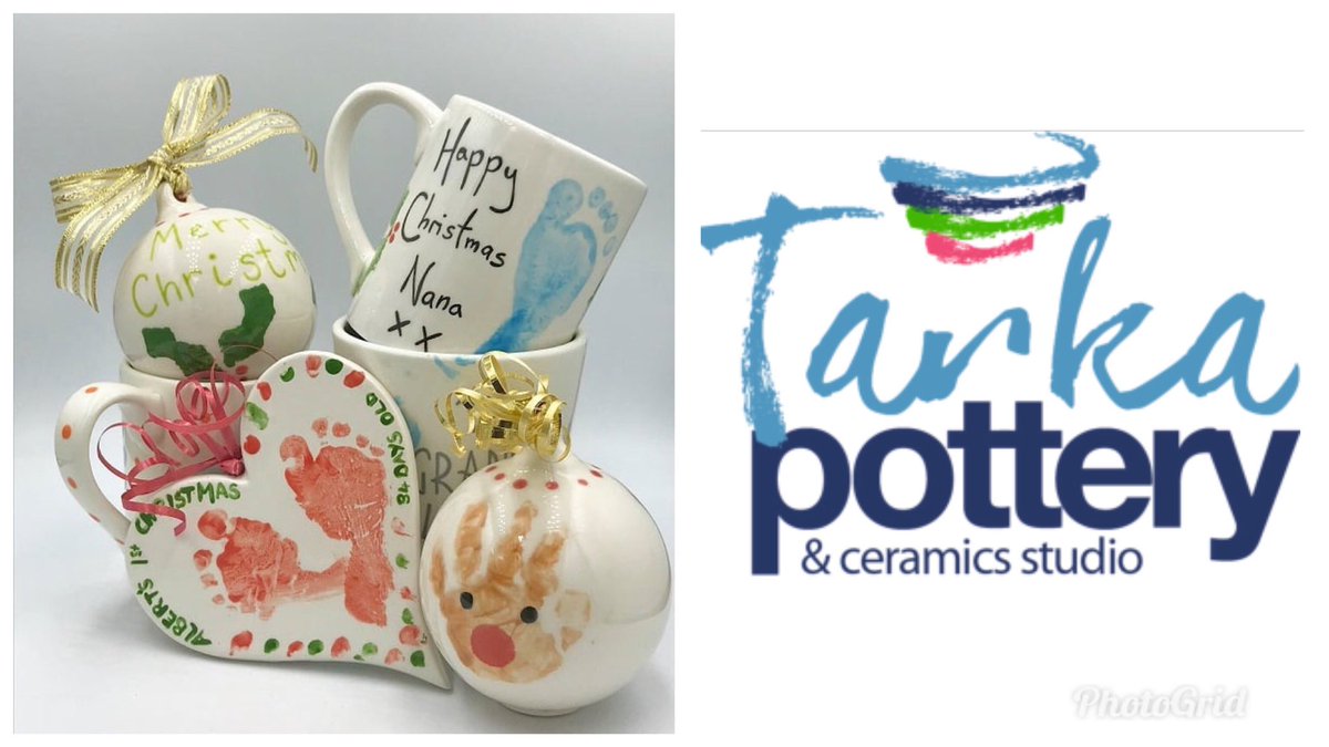 Tarka Pottery will be at The Big Sheep on Sat 30th Nov &amp; Sun 1st Dec 10am and 1pm. 

Baby hand and footprints, but you can also paint a traditional Xmas scene
No admission required to The Big Sheep to come and participate.