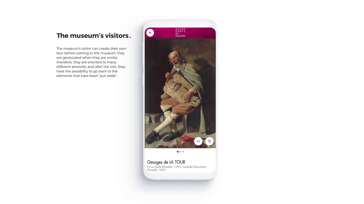 📍Wayfinding and Geolocation adapt in real time to #Museums' collection management systems. A real use case is the  <a href="/MuseeArtsNantes/">Musée d'arts Nantes</a> 
🔗 Read about it on our blog ➡️ bit.ly/2vGkrGh 
#musetech19 #Museums