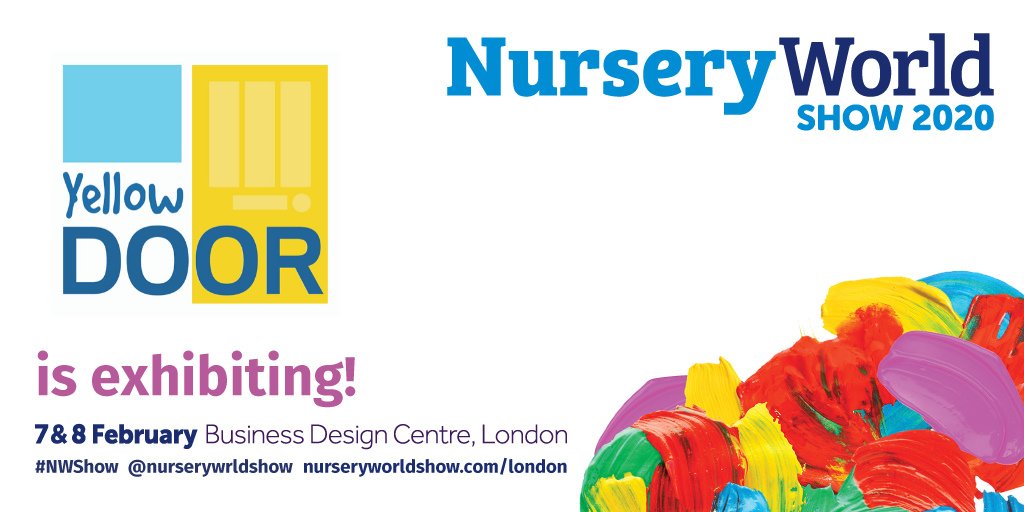 nurserywrldshow's tweet photo. Say hello to @yellowdoorLIVE at the #NWShow in London (7 &amp; 8 Feb 2020)! See the growing list of exhibitors here: https://t.co/1rAuYWwKJg #EYFS #EarlyYears #Nursery https://t.co/EmsaVNWFsu