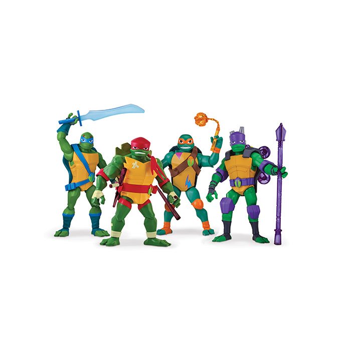 Tweet us! Who’s your favourite Teenage Mutant Ninja Turtle? Is it Leonardo, Donatello, Michelangelo or Raphael.🐢😎🐢
To view our latest  #TMNT products visit us online today- primatoys.co.za/rise-of-the-te… #primatoys #collectables