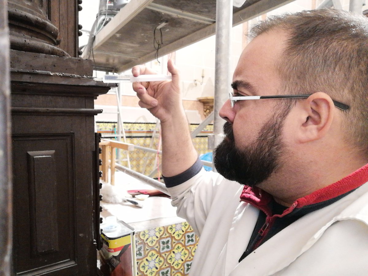 ManuLuqueP's tweet photo. Tratamiento anticarcomas
#conservacion #conservo #restauracion #restauro #restaurador #conservador #arteantiguo #patrimonio #artedelrestauro #arte #art https://t.co/EJvLO2XbXd