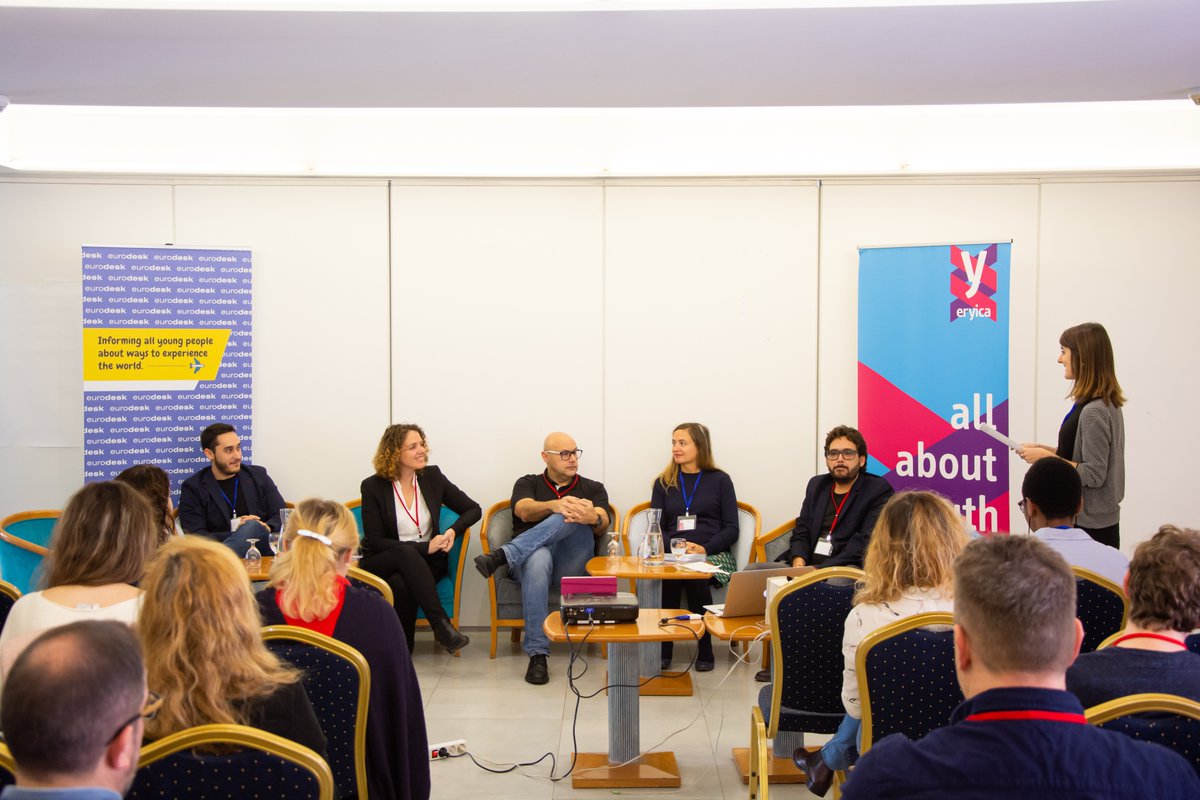 Let's officially start the 3 networks meeting in Palma! 🏝️

Marta Carrió from <a href="/goib/">Govern de les Illes Balears</a> 
@Pepmoline from <a href="/ERYICAYI/">ERYICA</a> 
<a href="/audrey_frith/">Audrey FRITH</a> from <a href="/Eurodesk/">Eurodesk</a> 
Manel Sanchez from #EYCA 

Are opening the sessions! 📱Stay tuned to our channels for more! #3NreachOut