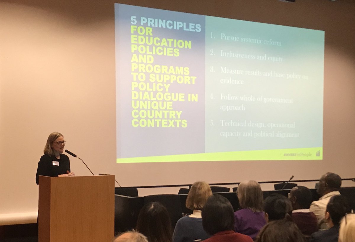 MarjoSom's tweet photo. Education specialist at the WB, @HAlasuutari emphasises systemic change as the only sustainable change. Finnish actors should think how they can be a part of systemic change. #developmencooperation https://t.co/g0KLsfMuAZ
