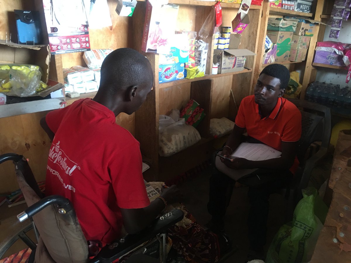 LftWKE's tweet photo. Our reach is far and deep. We support communities that are often marginalized. 
Supporting micro-entrepreneurs with physical disabilities in Kakuma alongside our partner @HI_Tusk, @HI_UK. 
#multiplyingimpact #partnerships   
#LeaveNoOneBehind #Inclusionforall #InBusinessProgram https://t.co/GjuzNsoEm2