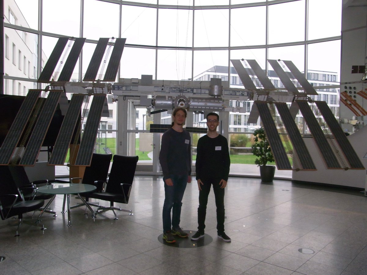Görkem and Hauke at the selection workshop in Bonn. Their talk seems to have been good. #bexus #bonn