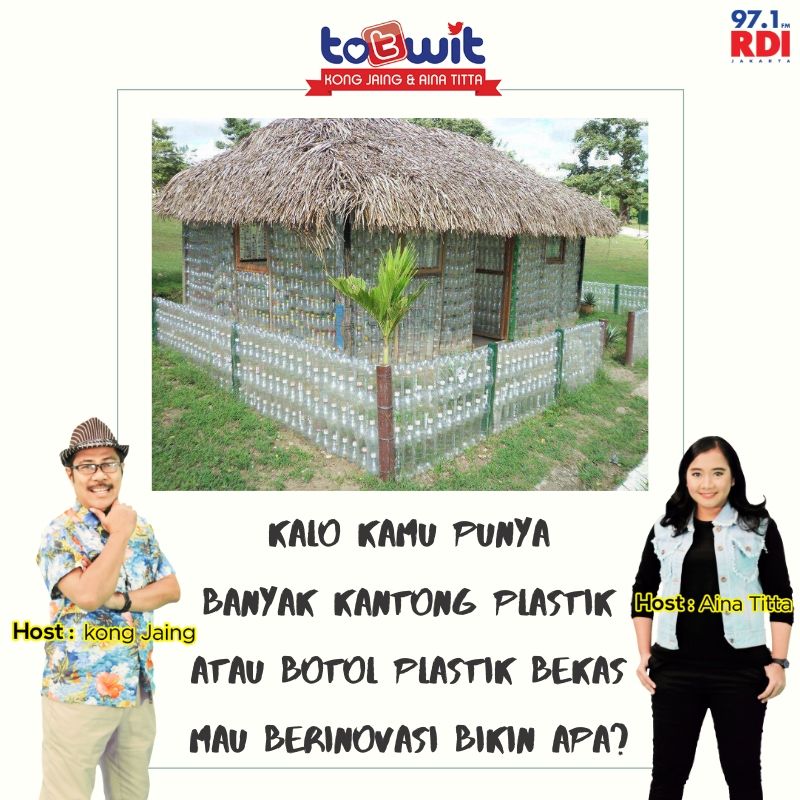 Coba lihat sekeliling kamu, pasti banyak plastik yang tidak terpakai dan kalo dibuang gitu aja bikin sampah yang sulit diurai. 

Hmm enaknya dibikin apa ya biar lebih berguna? Kali gitu bikin rumah dari botol plastik. ada? ada dong!

Komen yaa disini atau WA 08121212971 #totwit