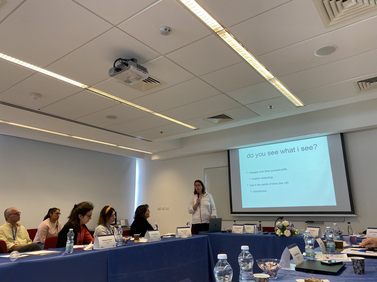 laura_brazzo's tweet photo. #LindaReijnuhoudt at #theSource workshop talks about #digital preservation ⁦@yadvashem⁩ ⁦@evzfoundation⁩ https://t.co/NlCBrrIaAo