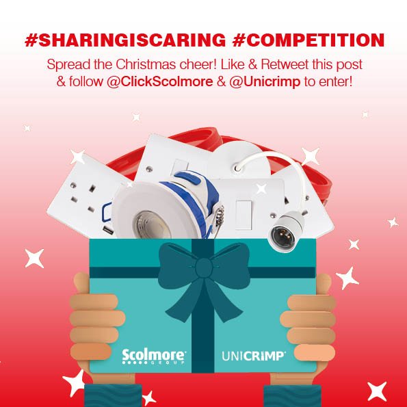 There is a SECOND chance to win big with us this Christmas! Spread the Christmas cheer by following both <a href="/ClickScolmore/">Click Scolmore</a> and Unicrimp as well as liking and retweeting our PINNED post - it's that easy🎁☃️🎅

#sharingiscaring #upforgrabs #spreadthecheer #electrician #win #Christmas
