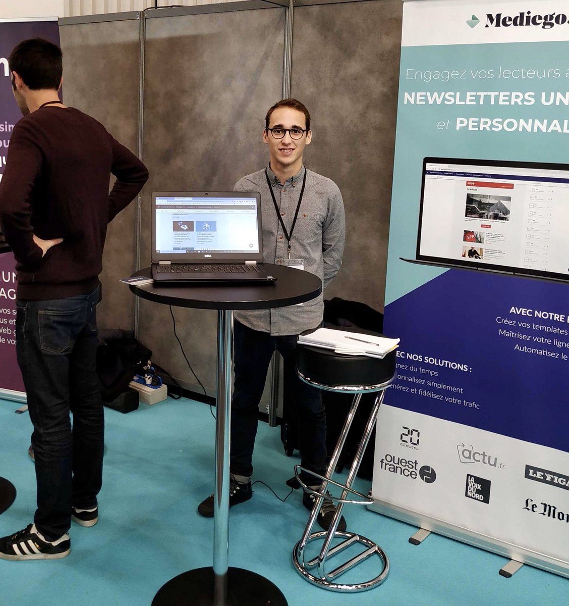 Mediego est présent au salon <a href="/presseaufutur/">Presse & Médias au Futur</a> 2019 !
Venez rencontrer l'équipe sur le stand 45 du 26 au 27 novembre 🚀
@gregpichon <a href="/CarroBenjamin/">Benjamin Carro</a>