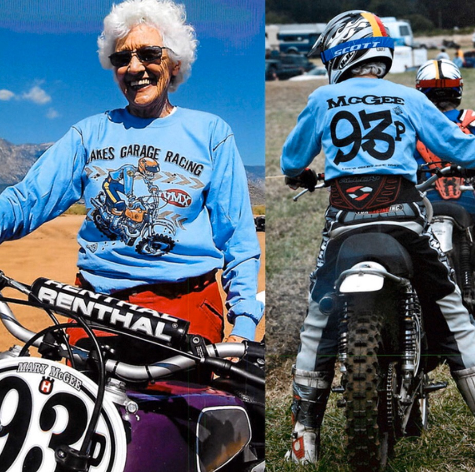 ukbikergirl's tweet photo. This woman is truly amazing and has carved a path for us women! Mary McGee (born December 12, 1936) is an American motorsport racing pioneer. She was the first woman to compete in motorcycle road racing and motocross events in the United States. https://t.co/6TTiBzuJL6