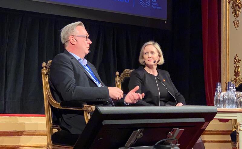 P27 Momentum event in Stockholm with Lars Sjogren, discussing the exciting future ahead for payments in the Nordics and beyond - delivering value for customers and society #p27 #finextra #larssjogren #mastercard #vocalink