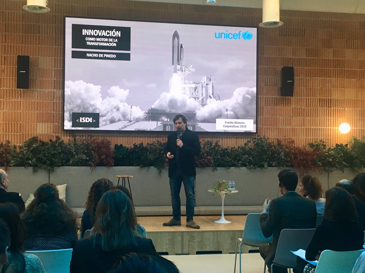 .<a href="/NachodePinedo/">Nacho de Pinedo</a> de <a href="/ISDI_edu/">ISDI</a> recuerda que hemos puesto en marcha junto a <a href="/ISDIacc/">ISDI Accelerator</a> la primera aceleradora del mundo de start-ups de impacto social para trabajar sobre proyectos orientados a mejorar la vida de los niños. #UNICEFlab